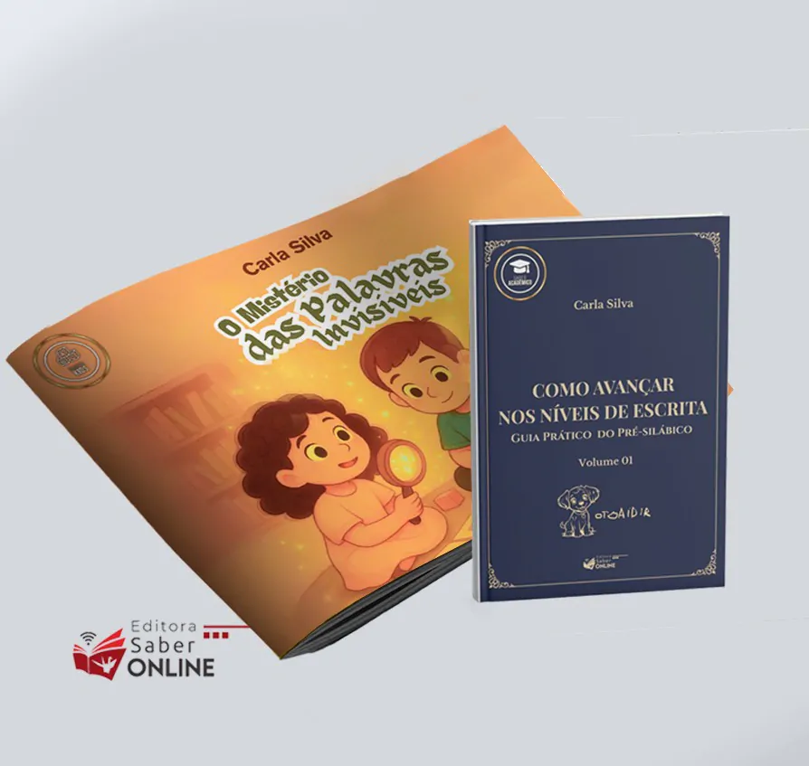 Capa do livro Dupla Especial Carla Silva – Para Potencializar a Alfabetização!, de Carla Silva | Editora Saber Online
